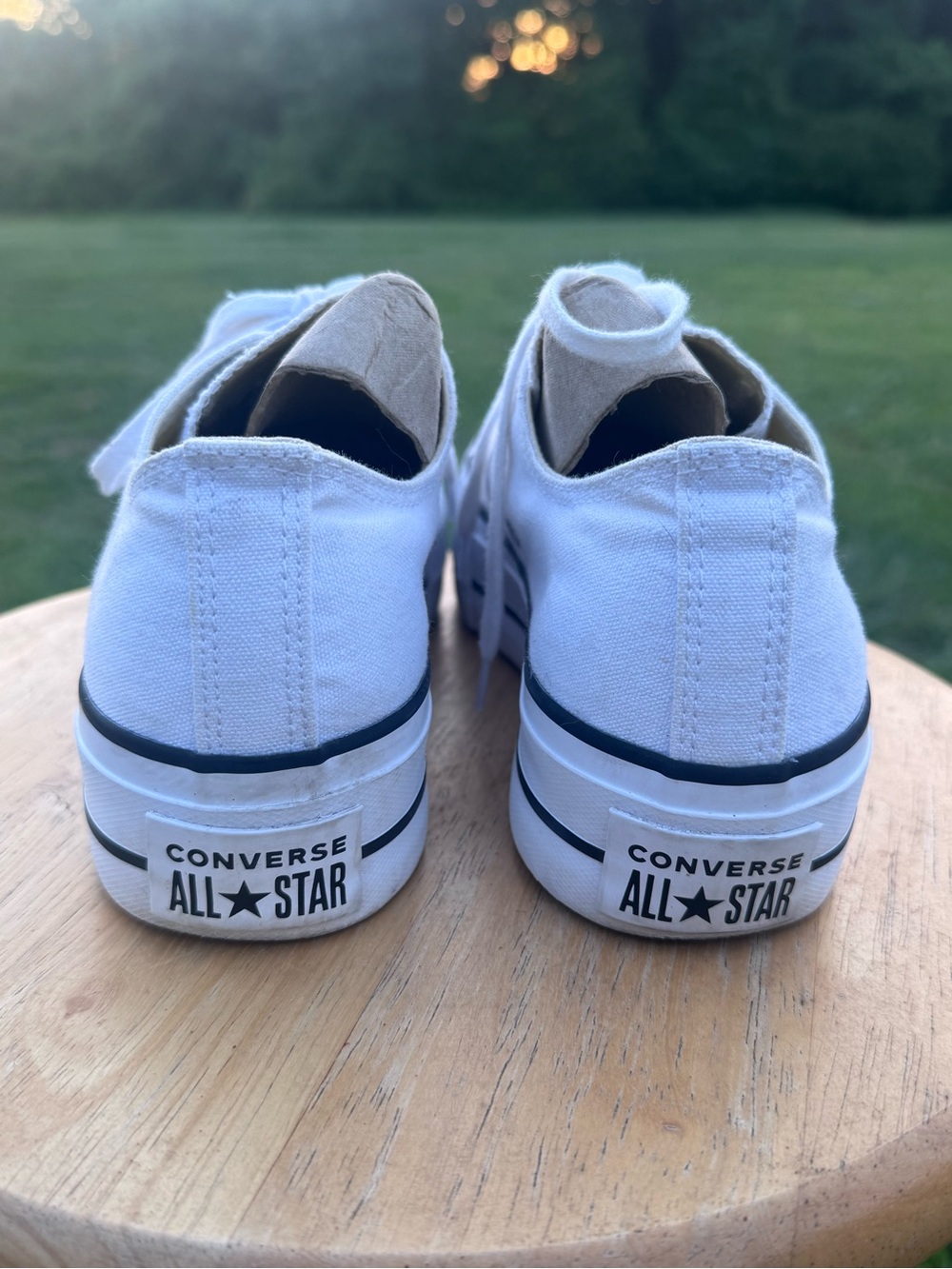 Ladies Converse Chuck Taylor All Star Platform Sneakers - Picture 5 of 7